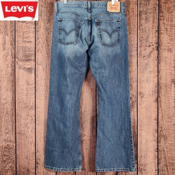 36x32 Vtg Low Boot Mens 527 Heavy Blue Denim Excellent Condition - Picture 1 of 13